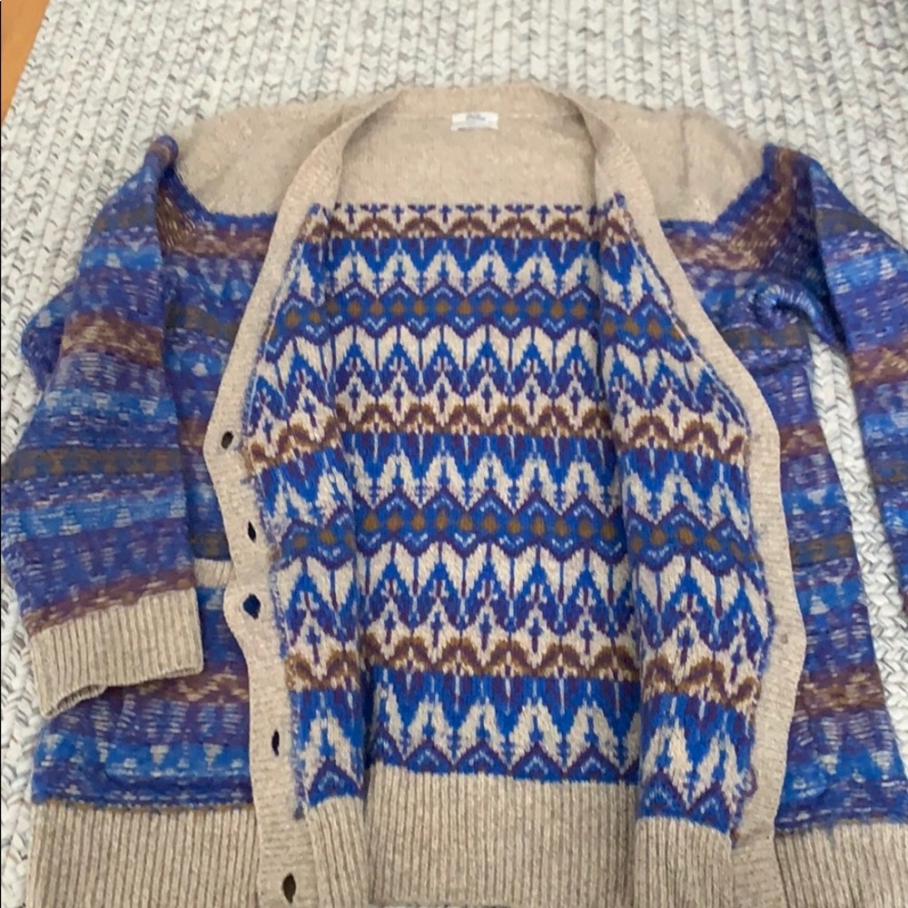 Madewell fairisle cardigan sweater - Picture 3 of 3